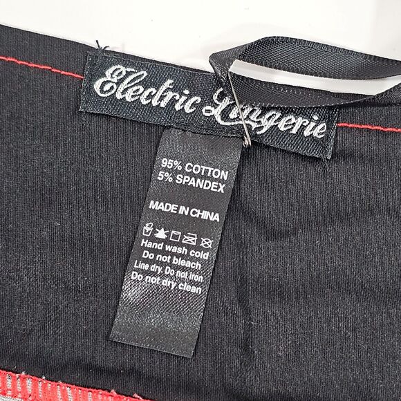 Electric Lingerie Polka Dot Micro Mini Skirt Y2K Dancewear Style, One Size - Picture 6 of 9